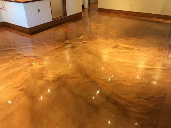 Metallic finish - SARA TECH epoxy flooring project