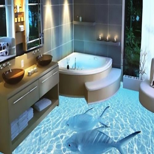 3D flooring - SARA TECH epoxy flooring project